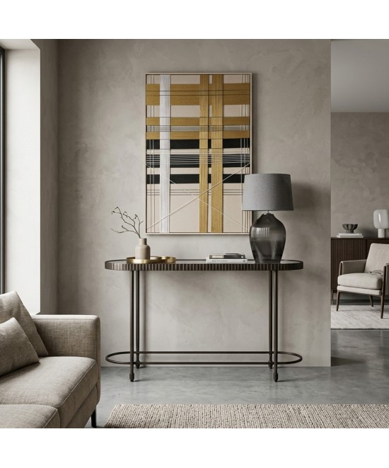 GRANAZ ΚΟΝΣΟΛΑ ΜΑΥΡΟ 132x36xH81cm