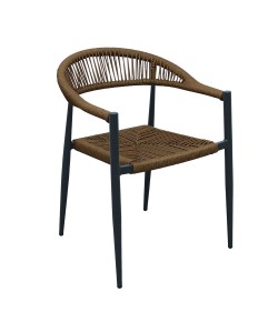 CARLA ΠΟΛΥΘΡΟΝΑ ΜΑΥΡΟ ΚΑΡΥΔΙ 56x59xH78cm