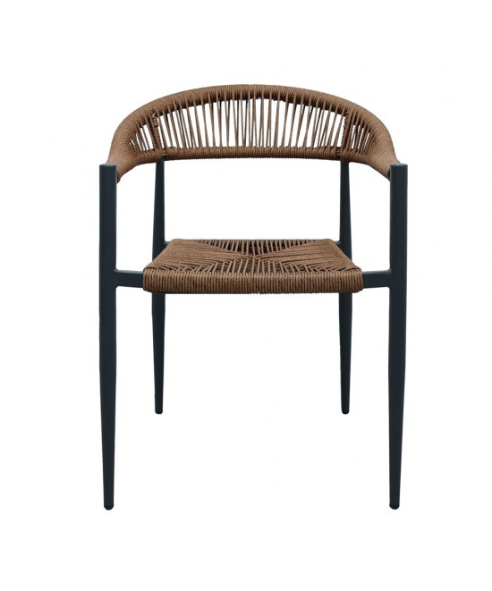 CARLA ΠΟΛΥΘΡΟΝΑ ΜΑΥΡΟ ΚΑΡΥΔΙ 56x59xH78cm