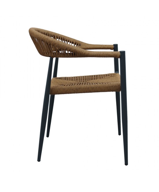 CARLA ΠΟΛΥΘΡΟΝΑ ΜΑΥΡΟ ΚΑΡΥΔΙ 56x59xH78cm