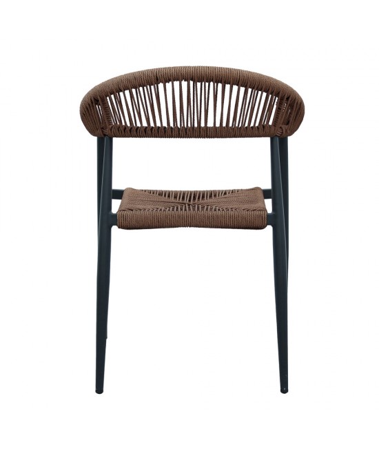 CARLA ΠΟΛΥΘΡΟΝΑ ΜΑΥΡΟ ΚΑΡΥΔΙ 56x59xH78cm