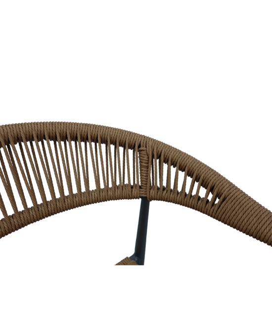 CARLA ΠΟΛΥΘΡΟΝΑ ΜΑΥΡΟ ΚΑΡΥΔΙ 56x59xH78cm