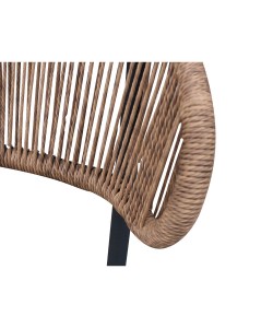SEDAI ΚΑΡΕΚΛΑ ΜΑΥΡΟ ΚΑΡΥΔΙ 55x60xH78cm