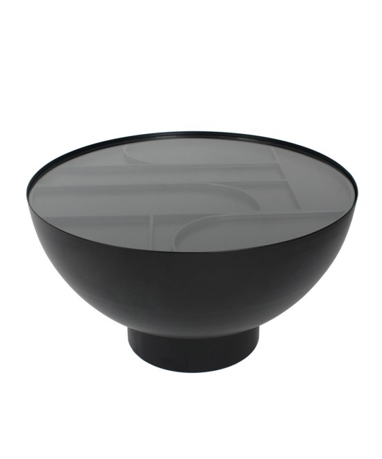 ARCHES COFFEE TABLE ΜΑΥΡΟ 70x70xH40cm ARCHES COFFEE TABLE ΜΑΥΡΟ 70x70xH40cm