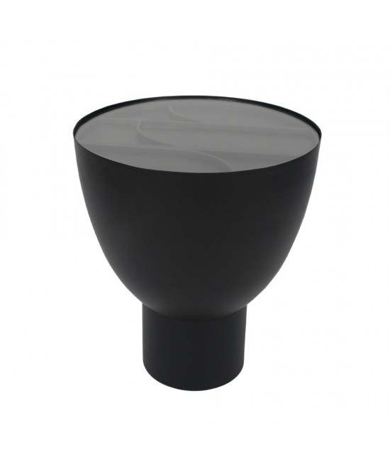 ARCHES SIDE TABLE ΜΑΥΡΟ 40,5x40,5xH45,5cm