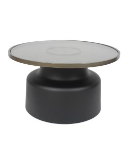 BOW COFFEE TABLE ΜΑΥΡΟ 71,5x71,5xH40cm