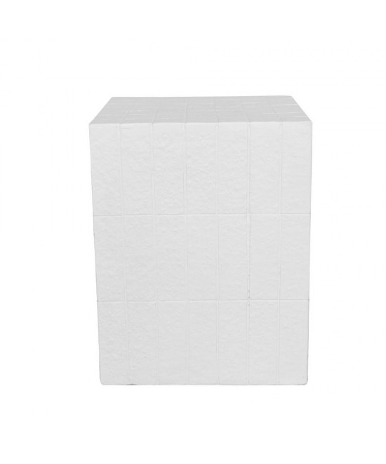 SQUARE SIDE TABLE ΛΕΥΚΟ 36x36xH46cm