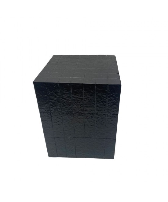 SQUARE SIDE TABLE ΜΑΥΡΟ 36x36xH46cm