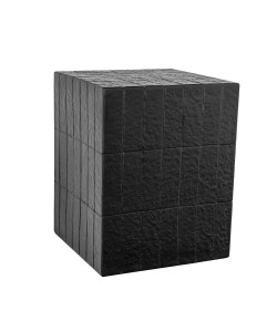 SQUARE SIDE TABLE ΜΑΥΡΟ 36x36xH46cm