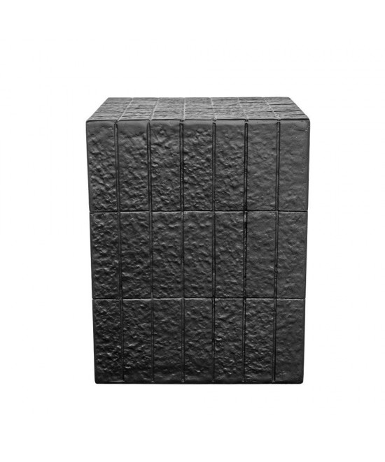 SQUARE SIDE TABLE ΜΑΥΡΟ 36x36xH46cm