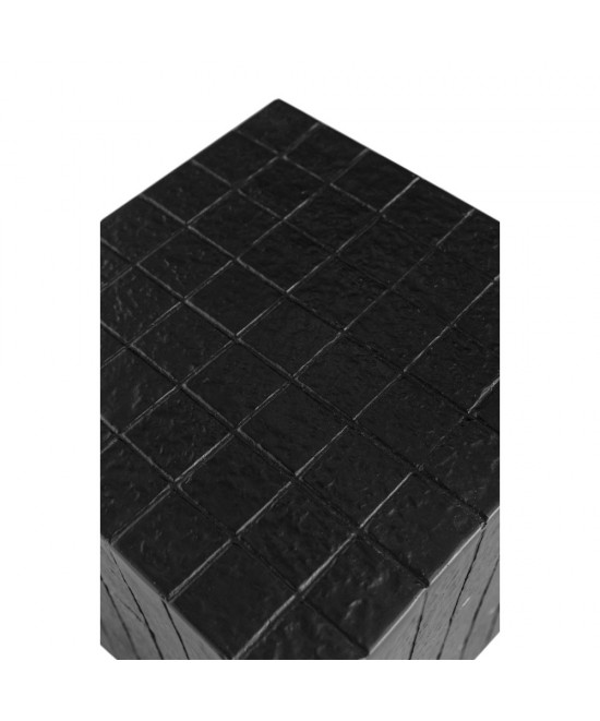 SQUARE SIDE TABLE ΜΑΥΡΟ 36x36xH46cm