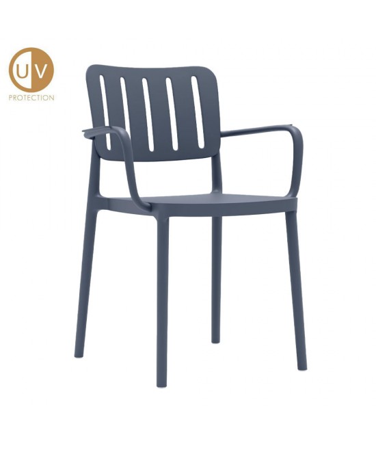 MILANO ΠΟΛΥΘΡΟΝΑ ΜΠΛΕ 53x58xH81,5cm
