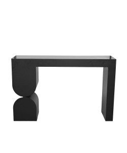 ARCHES ΚΟΝΣΟΛΑ ΜΑΥΡΟ 120x32xH75cm