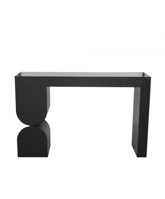 ARCHES ΚΟΝΣΟΛΑ ΜΑΥΡΟ 120x32xH75cm