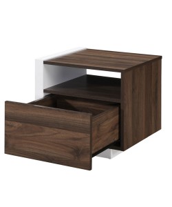 DOBLE ΚΟΜΟΔΙΝΟ 1ΠΟΡΤΑ ΚΑΡΥΔΙ ΛΕΥΚΟ 46x40xH43cm DOBLE ΚΟΜΟΔΙΝΟ 1ΠΟΡΤΑ ΚΑΡΥΔΙ ΛΕΥΚΟ 46x40xH43cm