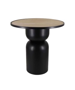 UP   DOWN 65 COFFEE TABLE ΜΑΥΡΟ ΦΥΣΙΚΟ 65x65xH65cm