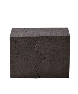 ABRACO SIDE TABLE SET 2ΤΕΜ MOCCA 60x30xH46cm