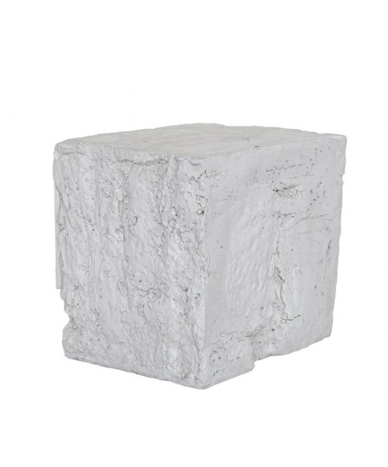 ZEUS SIDE TABLE ΓΚΡΙ 51x40,5xH46cm