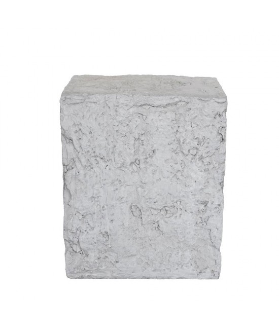ZEUS SIDE TABLE ΓΚΡΙ 51x40,5xH46cm