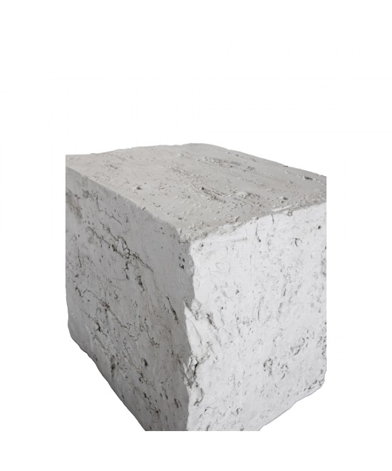 ZEUS SIDE TABLE ΓΚΡΙ 51x40,5xH46cm