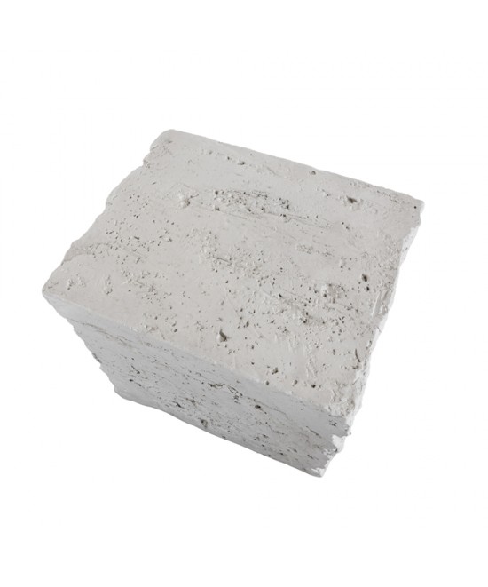 ZEUS SIDE TABLE ΓΚΡΙ 51x40,5xH46cm