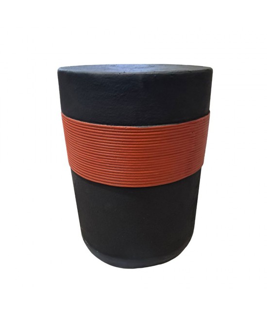 BELT SIDE TABLE ΜΑΥΡΟ ΚΑΦΕ 38,5x38,5xH52cm