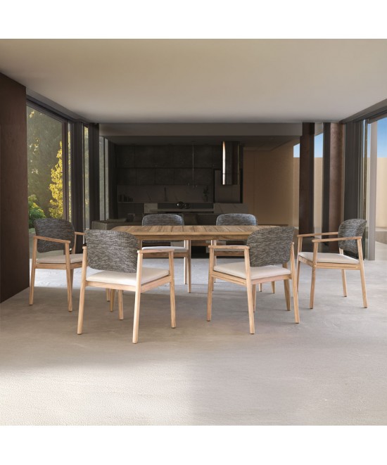 FREELAND ΚΑΡΕΚΛΑ ΜΑΞΙΛΑΡΙ ΦΥΣΙΚΟ 62x62,5xH80,5cm