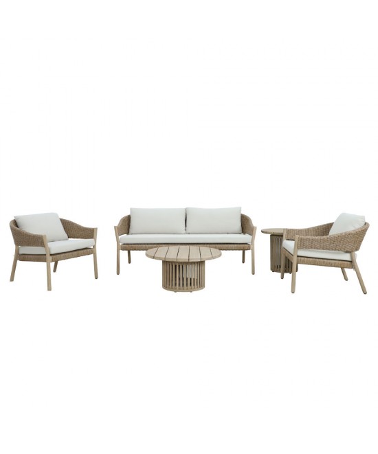 SUMATRA COFFEE TABLE ΦΥΣΙΚΟ 80x80xH38cm