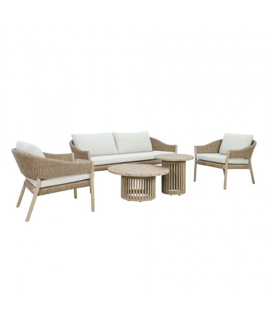 SUMATRA COFFEE TABLE ΦΥΣΙΚΟ 80x80xH38cm