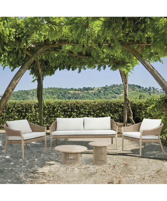 SUMATRA SIDE TABLE ΦΥΣΙΚΟ 55x55xH51cm SUMATRA SIDE TABLE ΦΥΣΙΚΟ 55x55xH51cm