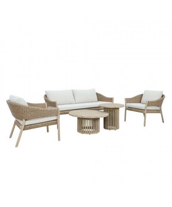 SUMATRA SIDE TABLE ΦΥΣΙΚΟ 55x55xH51cm SUMATRA SIDE TABLE ΦΥΣΙΚΟ 55x55xH51cm