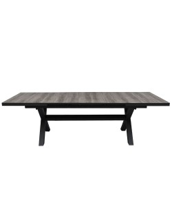 SORPRESA ΤΡΑΠΕΖΙ ΓΚΡΙ ΓΚΡΙ ΣΚΟΥΡΟ 202x101xH77cm