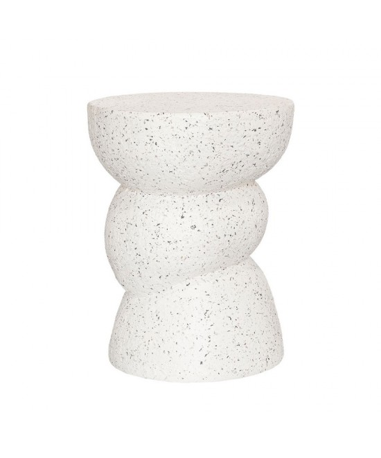ASIMETRON SIDE TABLE TERRAZZO 35x35xH46cm
