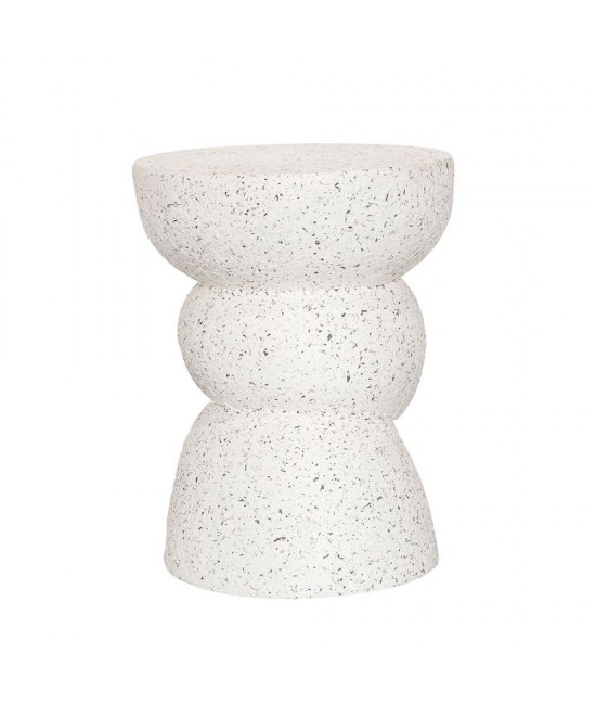 ASIMETRON SIDE TABLE TERRAZZO 35x35xH46cm