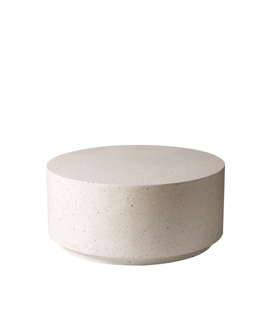 WHEEL SIDE TABLE TERRAZZO 90x90xH41,5cm