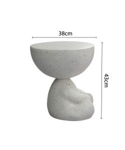 BEAR SIDE TABLE TERRAZZO 38x38xH43cm