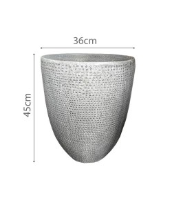 AFRICA SIDE TABLE ΓΚΡΙ 36x36xH45cm