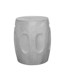 AFRICA SIDE TABLE ΓΚΡΙ 38x38xH47cm