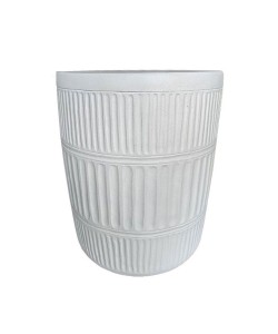 GEOMETRICAL 1 SIDE TABLE ΛΕΥΚΟ 38x38xH47cm