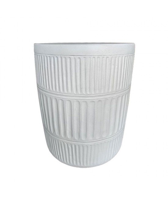 GEOMETRICAL 1 SIDE TABLE ΛΕΥΚΟ 38x38xH47cm