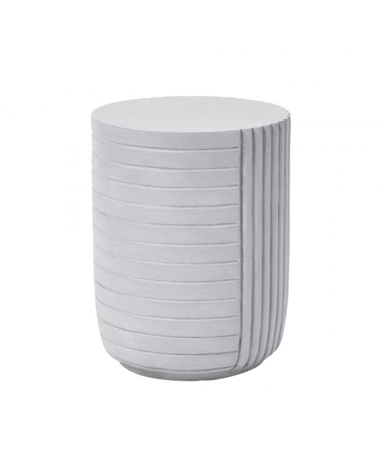 GEOMETRICAL 2 SIDE TABLE ΛΕΥΚΟ 35x35xH46cm GEOMETRICAL 2 SIDE TABLE ΛΕΥΚΟ 35x35xH46cm