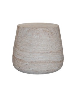 LITHOS SIDE TABLE BEIGE 49x49xH41,5cm