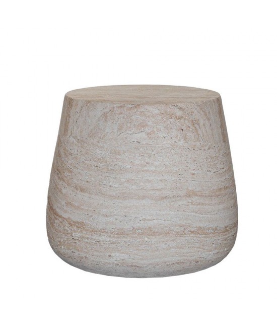LITHOS SIDE TABLE BEIGE 49x49xH41,5cm