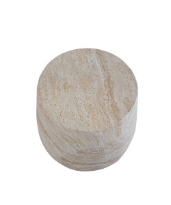 LITHOS SIDE TABLE BEIGE 49x49xH41,5cm