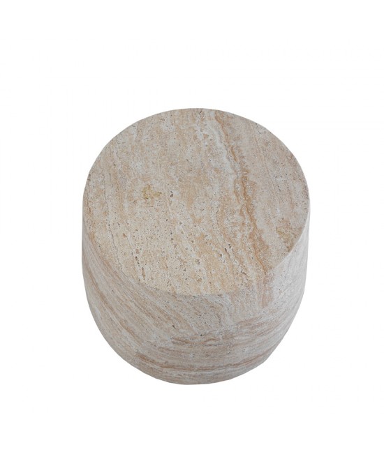 LITHOS SIDE TABLE BEIGE 49x49xH41,5cm