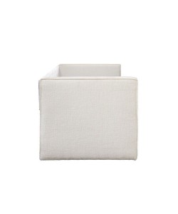 CALMO ΚΑΝΑΠΕΣ ΚΡΕΒΑΤΙ (ΓΙΑ ΣΤΡΩΜΑ 90x195cm) CREAM 222x99xH84,2cm