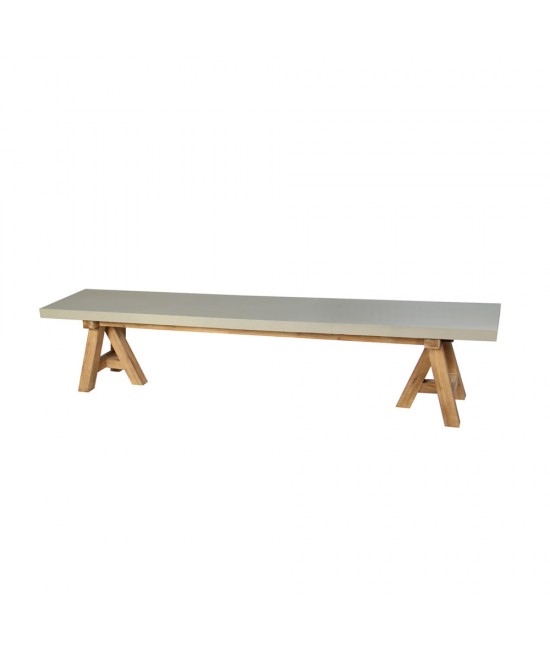 ERESOS ΠΑΓΚΑΚΙ CEMENT ΑΝΟΙΧΤΟ 200x40xH45cm
