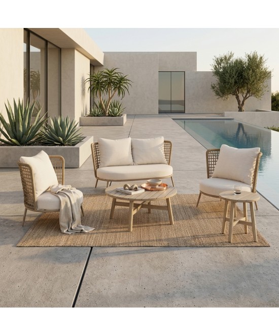 LANAI COFFEE TABLE ΦΥΣΙΚΟ 50x50xH48cm