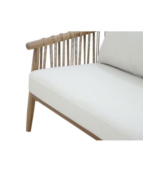 CORDA ΣΑΛΟΝΙ SET 1+2+1 ΦΥΣΙΚΟ ΛΕΥΚΟ