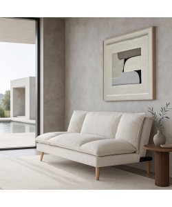 COZY ΚΑΝΑΠΕΣ ΚΡΕΒΑΤΙ 3ΘΕΣΙΟΣ BEIGE 191x103xH84cm